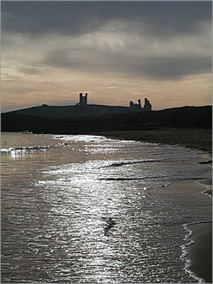 Storm over Dunstanburgh Castle